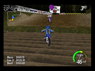 Excitebike 64 (USA) (Kiosk Demo) In game screenshot